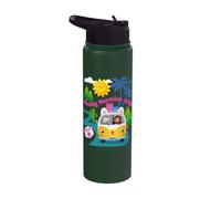 Gabby's Dollhouse Family Vacation 2028 Road Trip Stainless Steel Insulated Water Bottle