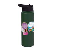Gabby's Dollhouse Family Vacation Balloon Adventure Stainless Steel Insulated Water Bottle