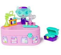 Gabby's Dollhouse , Figura de MerCat con bracitos móviles de la serie Celebraciones, con muebles y accesorios para la casa de muñecas, juguetes para niños y niñas a partir de 3 años