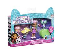 Gabby's Dollhouse, Gabby and Friends - Juego de Figuras con muñeca Gabby arcoíris, 3 Figuras de Juguete y Accesorio Sorpresa, Juguetes para niños a Partir de 3 años