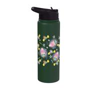Gabby's Dollhouse Hamster Kittie Stars All Over Print Stainless Steel Insulated Water Bottle