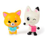 Gabby's Dollhouse: Juego de Figuras de Panda Pötchen & Leopold, con 2 Accesorios, para niños a Partir de 3 años