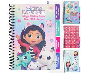 Gabby's Dollhouse Libro de Pegatinas para Niñas, Pack Pegatinas de 28 Hojas 500+ Pegatinas Infantiles, Ideas Regalo para Niñas