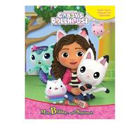Gabby's Dollhouse Mein Bilder- und Spielebuch - Spiel- und Beschäftigungsbuch, 10-seitiges Buch, 9 Spielfiguren, 1 Spielmatte