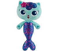 Gabby's Dollhouse, MerCat - Peluche interactivo parlante de 35,5 cm con luces, música y frases, animales de peluche para niñas y niños a partir de 3 años