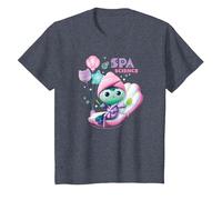 Gabby's Dollhouse Mercat SPA Science Youth Camiseta, Niños, Azul Jaspeado, 6 años
