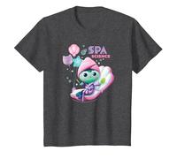 Gabby's Dollhouse Mercat SPA Science Youth Camiseta, Niños, Jaspeado Oscuro, 6 años