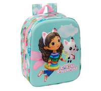 Gabby's Dollhouse - Mochila Guardería 3D con bolsillo red