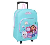 Safta Mochila infantil GABBY'S DOLLHOUSE con carro compacto 33x43x15 cm, cómoda y versátil