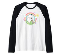 Gabby's Dollhouse Pandy Paws Rainbow Celebration Camiseta Manga Raglan