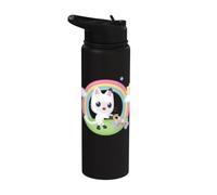 Gabby's Dollhouse Pandy Paws Rainbow Celebration Stainless Steel Insulated Water Bottle