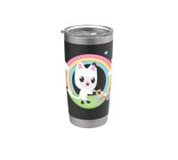 Gabby's Dollhouse Pandy Paws Rainbow Celebration Vaso térmico de acero inoxidable de doble pared