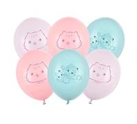 Gabby's Dollhouse Party 6 globos