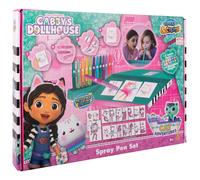 Gabby's Dollhouse Set bolígrafos pulverizadores GD23368 – 12 bolígrafos, 16 plantillas para colorear