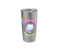 Gabby's Dollhouse Sprinkle Party Cakey Vaso térmico de acero inoxidable de doble pared