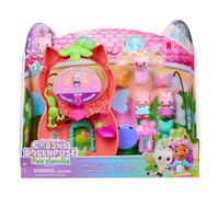 Gabby's Dollhouse: The Movie, casa de muñecas interactiva Meow-Mazing, 7 Habitaciones, Ojos de Pantalla LCD, Figuras, Sound FX, Juguetes para niños y niñas a Partir de 3 años