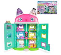 Gabby's Dollhouse: The Movie, casa de muñecas interactiva Meow-Mazing, 7 habitaciones, ojos de pantalla LCD, figuras, Sound FX, juguetes para niños y niñas a partir de 3 años