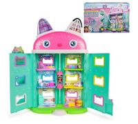 Gabby's Dollhouse: The Movie, casa de muñecas interactiva Meow-Mazing, 7 Habitaciones, Ojos de Pantalla LCD, Figuras, Sound FX, Juguetes para niños y niñas a Partir de 3 años
