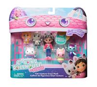 Gabby's Dollhouse: The Movie, Cat-venture Crew Pack, 11-Piece Toy Figure Set wit