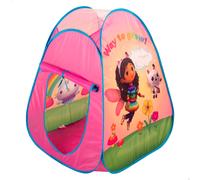 COLORBABY 48435 John Toys Gabby's Dollhouse Tienda de campaña Infantil, Licencia Oficial, Sistema Pop-up, 75x75x90 cm, Rejilla de ventilación, Puerta Enrollable, Tiendas Infantiles para niños