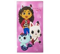 Gabby's Dollhouse - Toalla Infantil de Microfibra de 70x140 cm