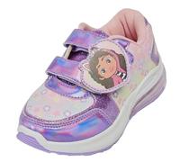 Gabby's Dollhouse Zapatillas deportivas con luces intermitentes para niñas, Purple, 24 EU