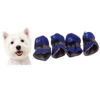 GabeFish - Calcetines Antideslizantes Impermeables para Perro con cordón Ajustable, Protectores de Patas para Mascotas pequeñas y Medianas y Gatos