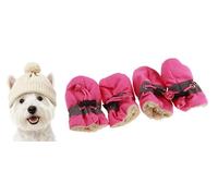 GabeFish - Calcetines Impermeables Antideslizantes para Perro, con cordón Ajustable, Protectores de Patas, para Mascotas pequeñas y Medianas