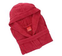 Gabel 09100 6T - Albornoz para adulto, 100% algodón, burdeos, talla S