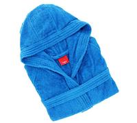 Gabel - Albornoz para Adulto, 100% algodón Azul Azul Elettrico L
