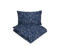 Gabel - Juego de Funda nórdica para Cama de una Plaza y Media, iOS, Color Azul