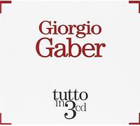 Gaber Giorgio - Tutto in 3cd
