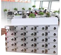 Gabinete acrílico montado en la pared para teléfonos y llaves, solución de almacenamiento segura para oficina, escuela y fábrica, organiza documentos y objetos de valor de forma segura