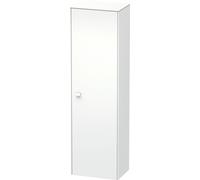 Gabinete alto Duravit Brioso 177,0x52,0x36,0 cm, 1 puerta, bisagra derecha, 1 estante de madera, 3 estantes de vidrio, BR1331R1818, Color: Decoración blanco mate, mango blanco mate
