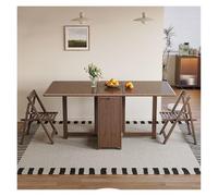 Gabinete Compacto y Plegable for Juego de Comedor, Almacenamiento de sillas Incorporado y Mesa de Buffet, Muebles Que ahorran Espacio for Espacios pequeños, Unidad de Almacenamiento(140cm)