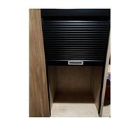 Gabinete Corredizo, Puerta De Persiana, Puertas De Armario Retráctiles De Cocina Con Riel, Puertas Enrollables Decorativas Flexibles(50x101cm(19.6x39.7in))