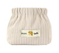 Gabinete cosmético de cosméticos genéricos de terciopelo Côteélé - maquillaje de terciopelo con cordón, bolsa de cosméticos de terciopelo en | Botón de almacenamiento portátil con apertu, blanco