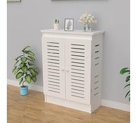 Gabinete de almacenamiento ajustable para enrutador WiFi, solución de gestión de cables ventilados, fácil montaje (27.5 x 80 x 9.8 pulgadas), ideal para oficina en casa y centros de entretenimiento