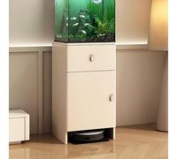 Gabinete de almacenamiento al vacío inteligente con ruedas, elegante soporte para robot barredor, para el hogar y la oficina con puertas para limpiar robots (60 cm)