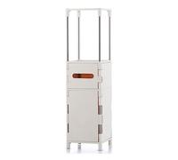 Gabinete de almacenamiento con clip para estante de cocina con cajón, gabinete ultra estrecho para espacios pequeños, armario lateral de baño con espacio para almacenamiento