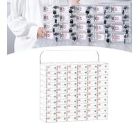 Gabinete de almacenamiento de acrílico transparente para teléfono celular con cerraduras de puerta seguras, ideal para aulas, salas de reuniones, talleres y gimnasios para organizar y proteger