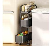 Gabinete de almacenamiento de baño, papel higiénico estrecho, fácil de limpiar, diseño grueso, solución que ahorra espacio para hogares pequeños, ideal para uso en baño y WC