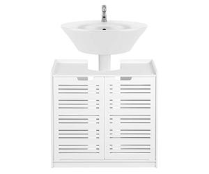 Gabinete de Almacenamiento de Lavabo de Fregadero de Alta Resistencia Al Fuego, Organizador de Inodoro Duradero para Utensilios de Limpieza 23,6x11,8x23,6 Pulgadas