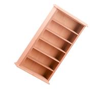 Gabinete de Almacenamiento de Madera en Miniatura 1: 12, Modelo de estantería para Varios Estilos de Casas de Juguetes, gabinete de Almacenamiento Hecho a Mano