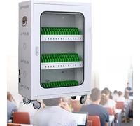 Gabinete de almacenamiento de teléfono con carga USB con 60 puertos, ideal para la escuela y la iglesia, orga, portátil, para dispositivos móviles, maximiza el espacio y la eficiencia