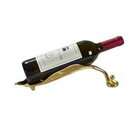 Gabinete de almacenamiento de vino Estante Soporte para vino Soporte para botella de vino de hoja Cobre puro Decoraciones interiores para el hogar Adornos de lujo ligeros de alta gama Soporte para