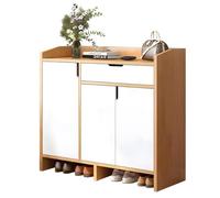 Gabinete de almacenamiento de zapatos con estantes ajustables, gabinete organizador de zapatos moderno con perchero, organizador de zapatos con banco para zapatos, ahorro de espacio, para armario de e