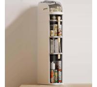 Gabinete de almacenamiento delgado e independiente para baño, para oficina, sala de estar, cocina, cómoda estrecha, torre de almacenamiento, carrito de almacenamiento para espacios pequeños