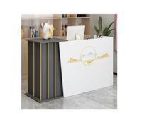 Gabinete de Almacenamiento,Escritorio de recepción con cajones y gabinetes con Cerradura en Madera para computadora,Oficina en casa,Tienda de Ropa
