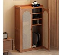 Gabinete de Almacenamiento Multimedia para el Hogar, con Puerta de Armario, Organizador de Cables, Elegante Almacenamiento Invisible, para Sala de Estar, TV(113*25*60cm/44.5*9.8*23.6in)